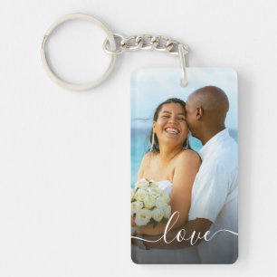 Porte-clés Créez Votre Propre Photo Personnalisée de Mariage