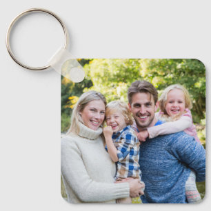 Porte-clés Créez Votre Propre Photo Personnalisée Double Face