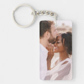 Porte-clés Créez Votre Propre Photo Personnalisée Moderne Tab (Devant)