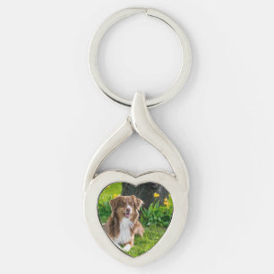 Porte-clés Créez votre propre photo personnalisée pour animal
