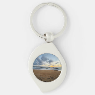 Porte-clés Créez votre propre photo Simple moderne riz solair