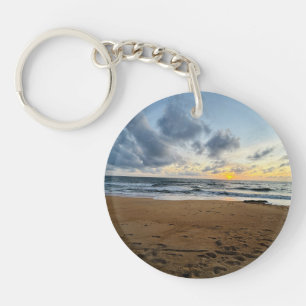 Porte-clés Créez votre propre photo Simple moderne riz solair