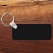 Porte-clés Créez votre propre Rectangulaire personnalisée (Verso)