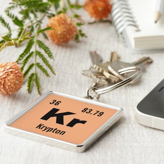 Porte-clés Créez votre propre table périodique des éléments (Côté)