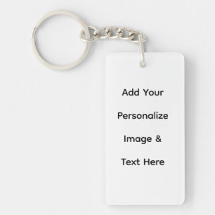 Porte-clés créez votre propre texte personnalisé personnalise