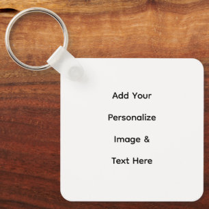 Porte-clés créez votre propre texte personnalisé personnalise