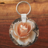 Porte-clés Crème artistique Rose orange Photo (Recto)