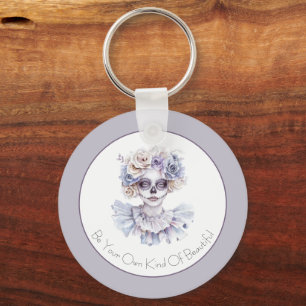 Porte-clés Crème de Lavande Fleurie Fille Belle à sa Manière