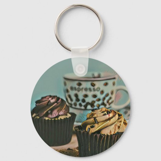 Porte-clés Crème glacée au chocolat (Recto)