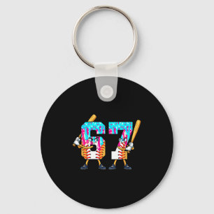 Porte-clés Crème Glacée de Baseball 67 Six Sept Joueur Cool 6