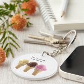 Porte-clés Crème glacée Sweet Business Porte - clés promotion (Devant droit)