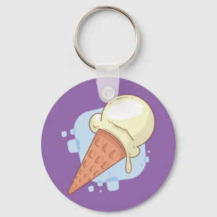 Porte-clés Crème glacée Vanilla