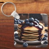Porte-clés Crêpes aux bleuets (Recto)