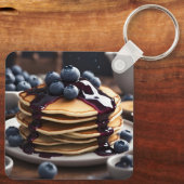 Porte-clés Crêpes aux bleuets (Verso)