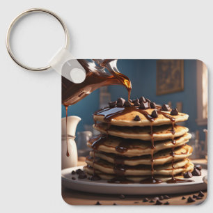 Porte-clés Crêpes avec pépites de chocolat.