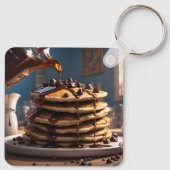 Porte-clés Crêpes avec pépites de chocolat. (Dos)