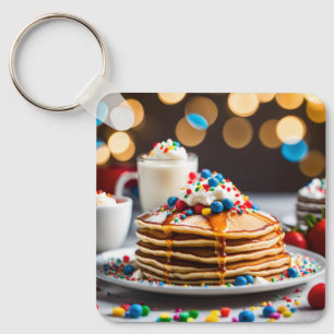 Porte-clés Crêpes d'anniversaire