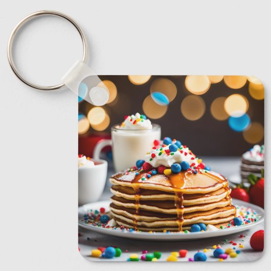 Porte-clés Crêpes d'anniversaire (Recto)