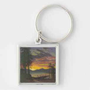 Porte-clés Crépuscule, le lac Tahoe, c.1870s (huile sur la