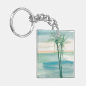 Porte-clés Crépuscule paisible tropical (Devant gauche)