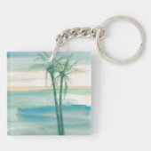 Porte-clés Crépuscule paisible tropical (Dos)