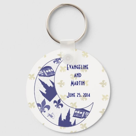 Porte-clés Crescent City Moon Keepsaké Porte - clés (Recto)