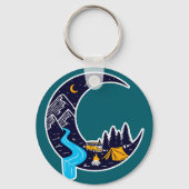 Porte-clés Crescent Moon Adventure Camping (Recto)