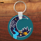 Porte-clés Crescent Moon Adventure Camping (Recto)