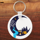 Porte-clés Crescent Moon Adventure Camping (Recto)