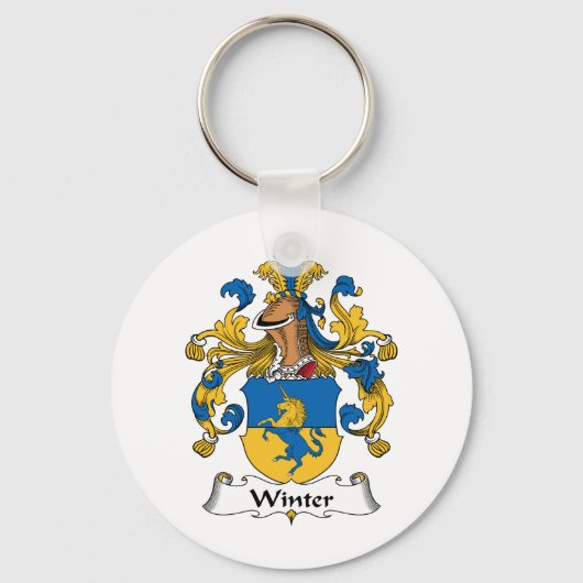 Porte-clés Crest de famille d'hiver (Recto)