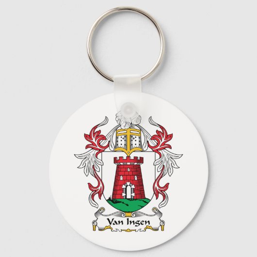 Porte-clés Crest de famille Van Ingen (Recto)