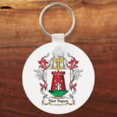Porte-clés Crest de famille Van Ingen (Recto)