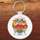 Porte-clés Crest de la famille Aviles (Recto)