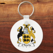 Porte-clés Crest de la famille O'Rourke (Recto)