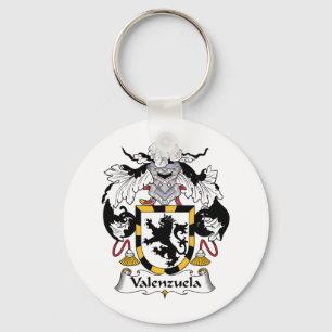 Porte-clés Crest de la famille Valenzuela