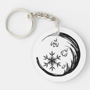 Porte-clés Crest d'hiver