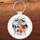 Porte-clés Crest familial Estevez (Recto)