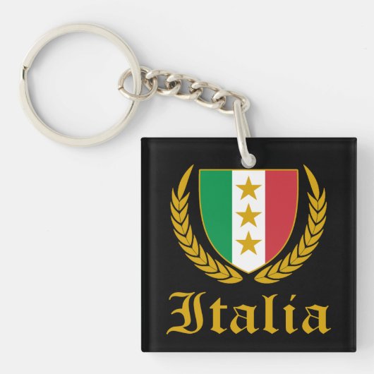 Porte-clés Crête d'Italie (Devant)