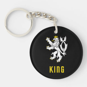 Porte-clés Crête Lion Roi