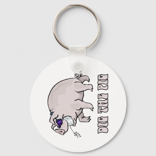 Porte-clés Creuser le cochon (Recto)