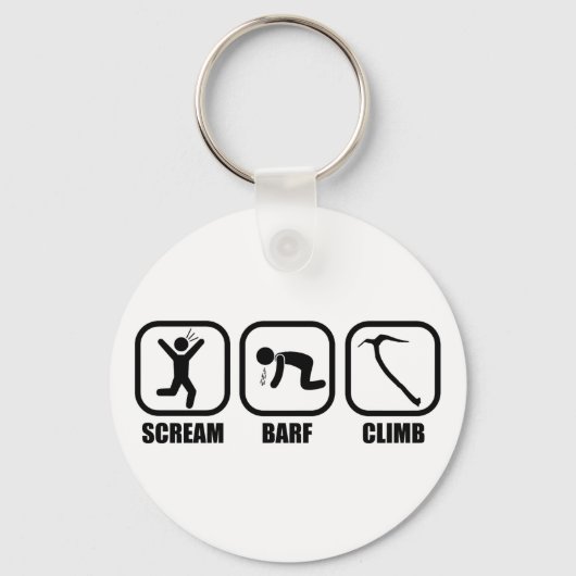 Porte-clés Cri Barf Climb (Recto)