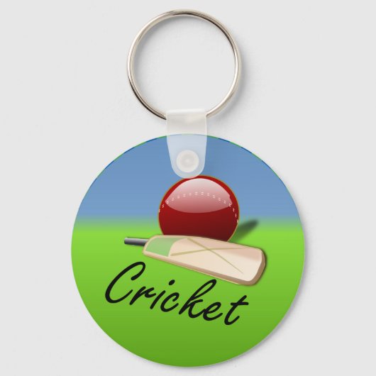 Porte-clés Cricket - batte et balle, (Recto)
