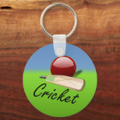 Porte-clés Cricket - batte et balle, (Verso)