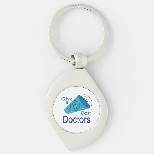Porte-clés Criez pour les médecins (Devant)