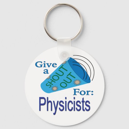 Porte-clés Criez pour les physiciens (Recto)