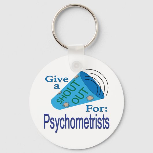 Porte-clés Criez pour les psychométristes (Recto)