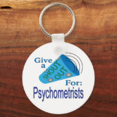 Porte-clés Criez pour les psychométristes (Recto)