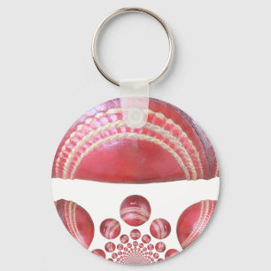 Porte-clés Crimson Spin – Une belle œuvre d'art de balle de c
