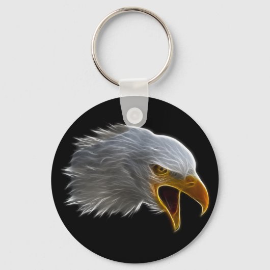 Porte-clés Cris American Bald Eagle Head (Recto)