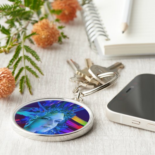 Porte-clés Cristal spatial (Côté)